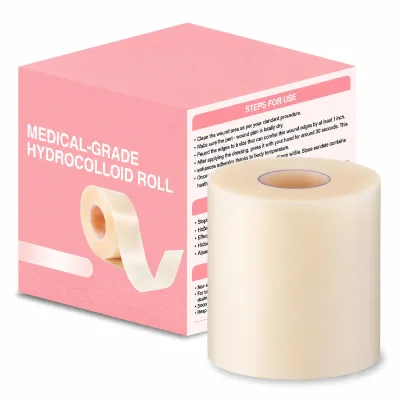 High Quality Product Self-Adhesive Waterproof Transparent Hydrocolloid Dressing Roll Tape OEM Korea