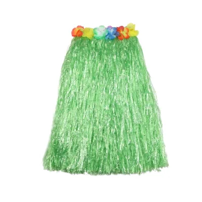30CM Wholesale Unisex Hawaii Hula Girl Dance Triple Layers Plastic Grass Skirt Adults Festival Performance Costume SKIRT