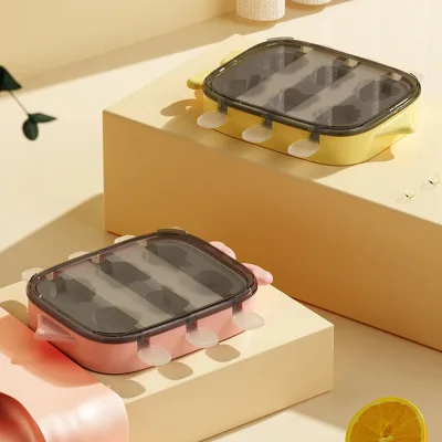 Porous Fruits Ice Cream Silicone Mold with Lid Pineapple Strawberry Shape Chocolate Candy Jelly Mould Ice Cube Making Set Gifts
