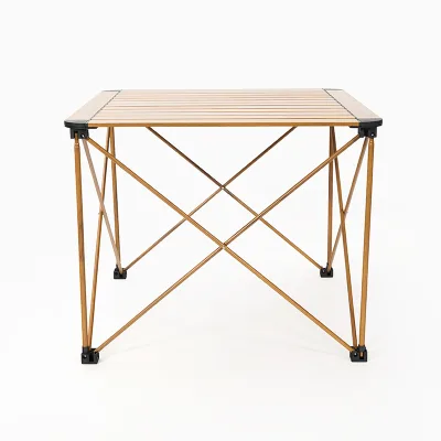 Multi-Functional Portable Picnic Wagon with Folding Table and Umbrella for Camping and Outdoor Use
