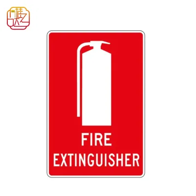 Custom Light-emitting Fire Extinguisher Identification Warning Signs for Fire Safety, Printed Traffic Rectangular Signs