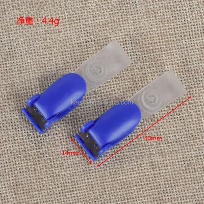 Plastic ID Card Clip Badge Work Card Plastic Clip