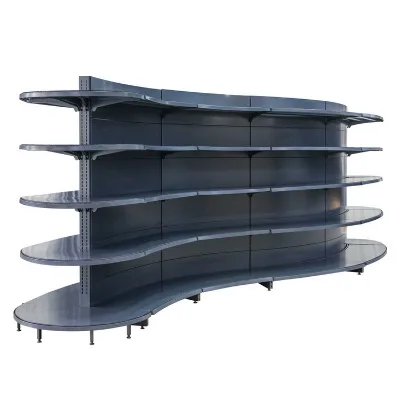 Durable Color 100Kg Per Layer Iron Washing Cosmetics Hardware Store Retail Shop Convenience Store 5 Layers Supermarket Shelf