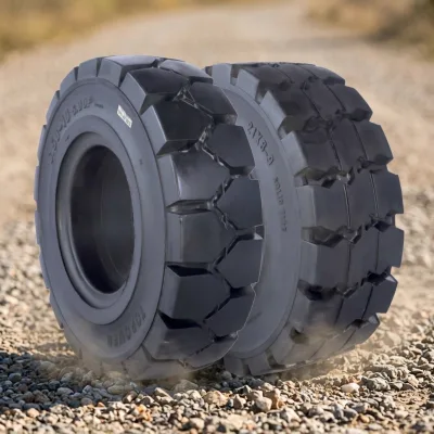 21x8-9 650-10 700-12 Solid Forklift Tire Rubber Industrial Forklift Tyre Wear Resistant Flat Free OEM Factory Direct Supply