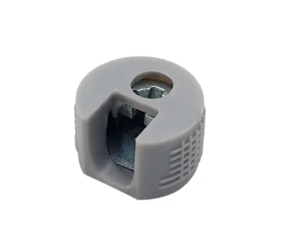 Hot Selling Jinhe Shelf Supports Zinc Alloy+PE 2 1 Cam Lock Invisible Connector Furniture Cabinet M6 Screw (Customizable Colors)