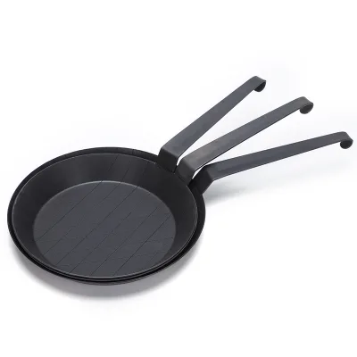 Metal Spanish Sea Food Pan Gas Bottom Iron Carbon Steel Paella Induction