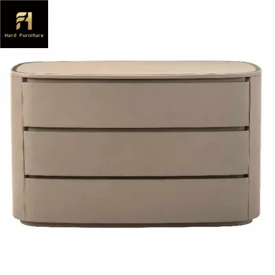 Wood Bedside Table Nightstand Furniture Bedroom 2 Drawers Bed Modern Luxury Furniture Wood Cabinets Nightstand Chest