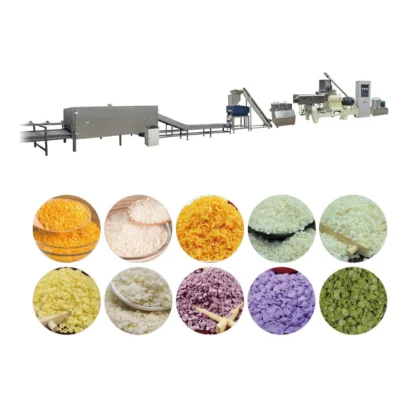 Hot-selling Twin-screw Extrusion Breadcrumb Production Line Equipment Complete Bread Crumb Machinery