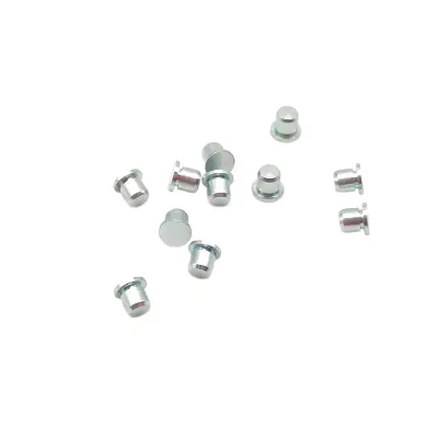 China Provides Special Customized Free Cutting Steel Rivets, Galvanized Flat Head Solid Stepped Rivets
