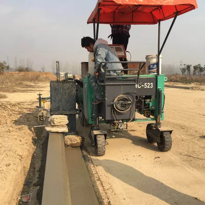 Small Slip Form Paver for Ditch Building 0-125cm Compact Slipform Paver with New Engine and Pump Core Components