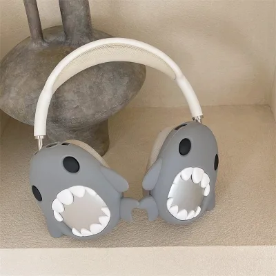 Cartoon Shark Protective Case for for Max Soft TPU Breathable Case with Different Colors