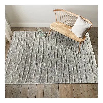 New Arrival Home Decorative 1000% Polyester Microfiber Jacquard 3D Soft Touching Carpet for Living Room Carpet Rug Tapis