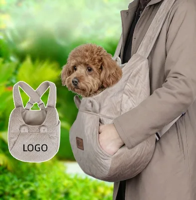 Cat & Dog Pet Carrier Chest Pack Travel Bag Warm Lightweight Cloth Cute Backpack