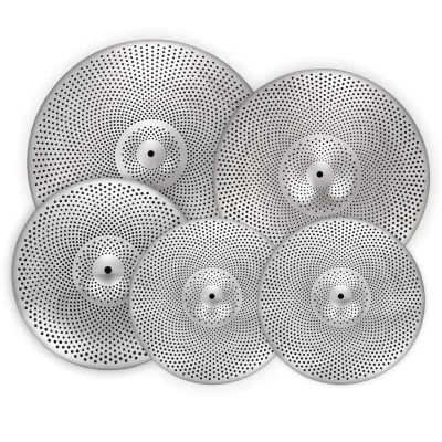 Professional Low Volume Mute Cymbal Pack 14"/16"/18"/20" 5-Piece Drum Cymbal Set