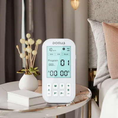 Rechargeable TENS Unit for Body Electrical Stimulation Electric Massage Alarm Device