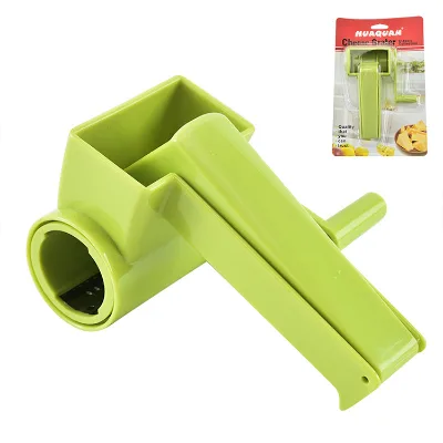 Handheld Rotary Cheese Grater Manual Cheese Grater with Stainless Steel Drum for Grating Hard Cheese Chocolate