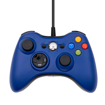 Blue USB Wired Controller Gamepad Joypad for Xbox 360 and for PC