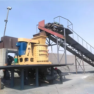 Factory Price Chunlei Brand Vertical Shaft Composite Crusher Sand Making Machine PLC Control 8P 160kw Motor 25-80t/h Capacity