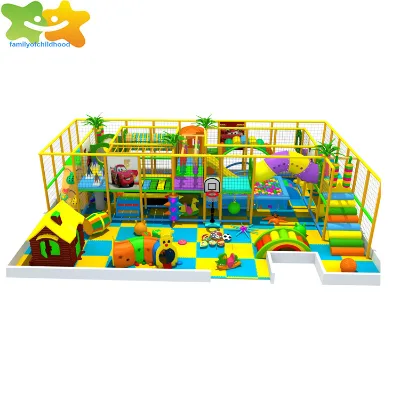 Jungle Themed Restaurant CE Indoor Plastic Playground Maze for Children