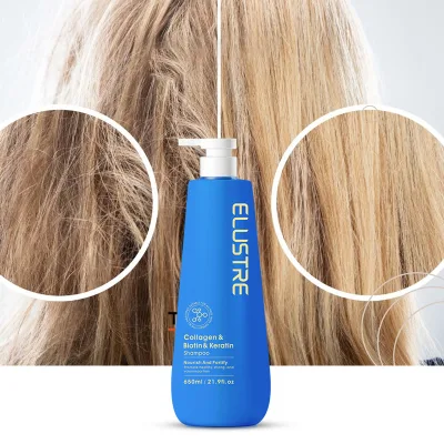 Strengthening Hair Growth Collagen Biotin Shampoo Salicylic Acid | Anti-Hair Fall Anti-Dandruff Repair | Curly Hair Moisturizing