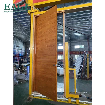 Modern Design Customized Solid Entrance Wood Door with Pivot Door