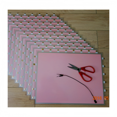 420mmX300mm Cuttable EL Panel With Cut Into Any Shape(text/LOGO/Irregular Pattern), Keep Any Electrode Can Still Work Normally