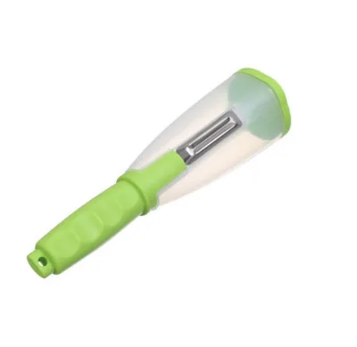 Multi-function Vegetable Fruit Peeler with Rubbish Box Kitchen Accessories Kitchen Gadgets Creative Storage Paring Knife