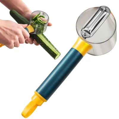 Kitchen Gadgets Multifunctional Fruits and Vegetables Peeler Potato Carrot Manual Paring Knife with Container