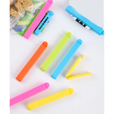 Personalized Logo Custom Tight Plastic French Fries Sealing Storage Bag Clips Food