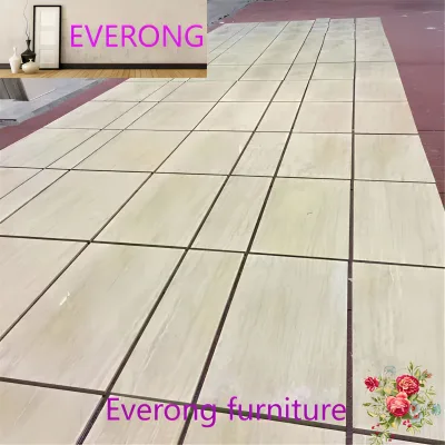 60x60cm Beige Oniciato Bianco Marble Tile Polished 1 Year Warranty Calcite EVERONG EV15 Hotel Modern Guangdong