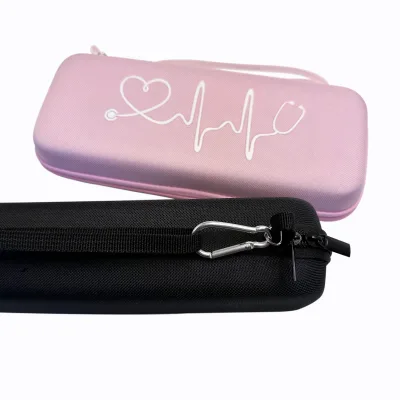 Lightweight S.E II Stethoscope Hard Carrying Case with Mesh Pocket Medical Equipment Nurse Accessories EVA Bags & Cases