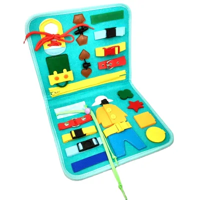 Felt Busy Board Children's Early Educational Montessori Toys Teaching Aids Math Felt Learning Board