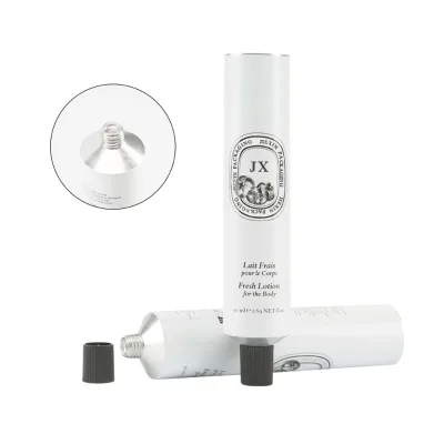 Collapsible Eco-Friendly 50ml Aluminium Tube for Hand Cream & Body Lotion Offset Printing with Metal Cap