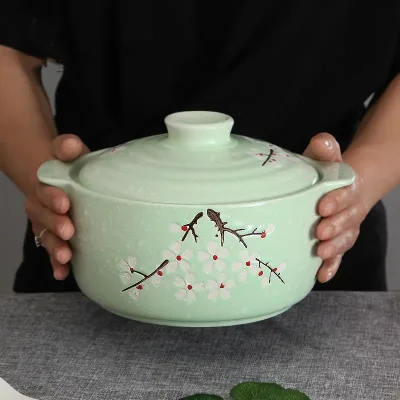 Japanese 22cm 3003 Ceramic Non-stick Coating Soup Pot Hot Pot