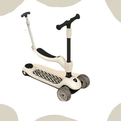 Factory price kids smoothly sliding scooter with seats and pushingbar 1-8 year old kids comfortable scooter kids scooter