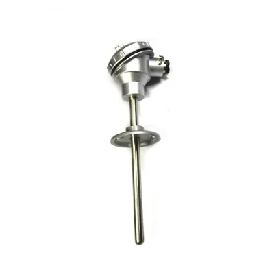 WRN-330 Sensors Manufacturers Temperature Sensor Probe Thermocouple Industrial With Movable Flange