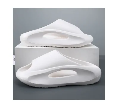 Trends Coconut EVA Light Weight Anti-Slippery Flip-Flops Soft Peep Toe Slides with Thick Sole Outdoor Beach Shoes Big Sizes