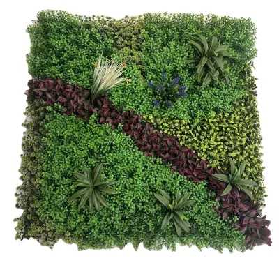 Garden Artificial Plant Wall Home Wall-mounted Decorations 3D Artificial Jungle Wall Plants High-Quality Indoor Green Plant Wall