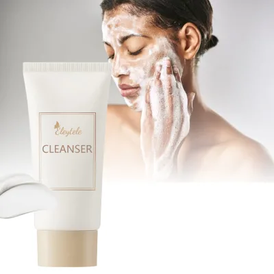 Custom Natural Rice Facial Cream Cleanser Face Wash Sensitive Skin Deep Cleaning and Hydrating Makeup Removing Rice Water Bright