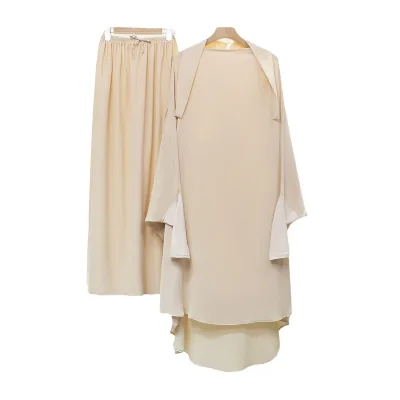 Durable Polyester Abaya Muslim Clothing for Adults New Single-Layer Long for Women in Dubai Middle East for Spring