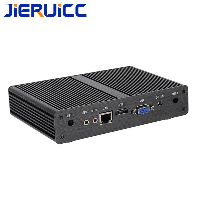 J1900 Fanless Minipc Htpc Dual Display Support 1080p Video Play Vdi Solution Quad-core 2.0-2.41Ghz