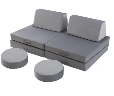 Pu Foam Foldable Kids Modular Play Foam Couch Cushion