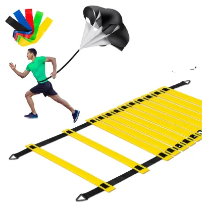 Portable Training Soccer Equipment Set Speed Agility Ladder