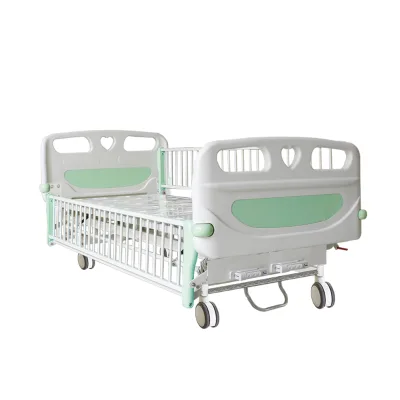 Hospit Bed Manual Central Control 2crank Patient Equipment Medical Children Hospital Bed