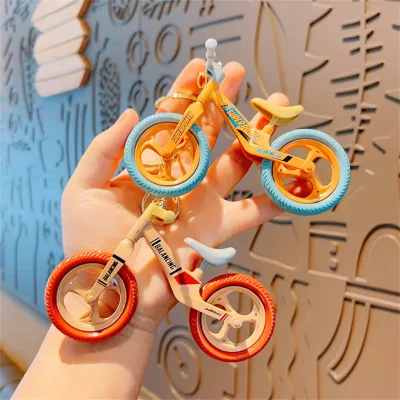 2024 Customized Sports Souvenir Key Chain Bicycle Riding Toy Keyring Design Bicycle Shape Keychain