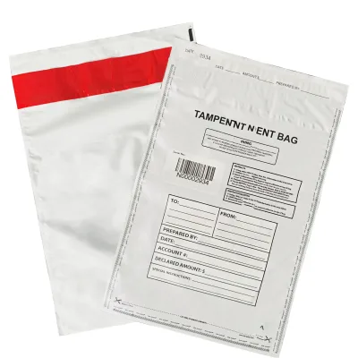 Factory Wholesale Anti Counterfeiting Bag Void Security ICAO LDPE Transparent Tamper Evident Bag Duty Bag