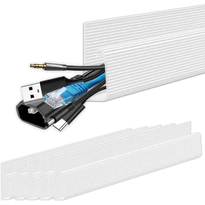 Wholesale High Quality 94 Inches Electric Wire Ducts Trunking Plastic PVC Black Cable Management Kit OEM/ODM for Office Desk