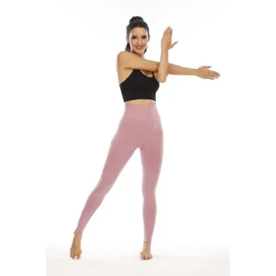 Seamless knit hip moisture wicking Yoga pants Sports fitness pants Sexy hip lift leggings