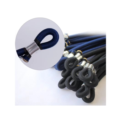 Heavy Duty Rubber Latex 8mm Elastic Straps Bungee Cord with Hooks Luggage Straps Tie Downs Bungee Cord