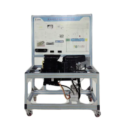 Pure Electric Vehicle Aluminum Metal Air Conditioning System Training Platform Automotive Educational Instrument Vocational